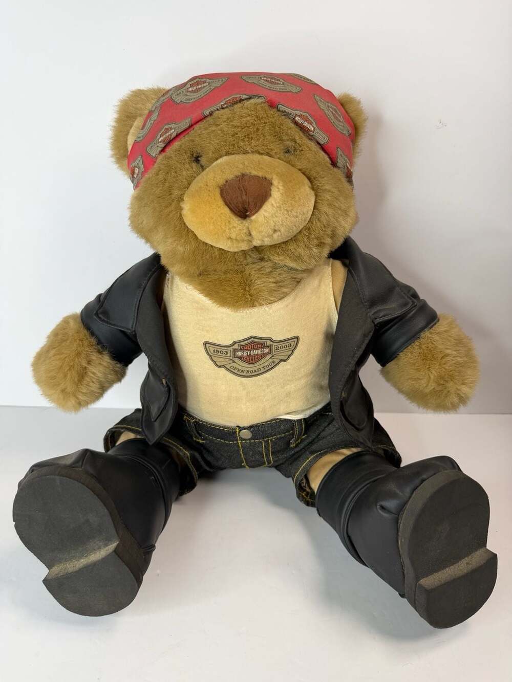Vintage Harley-Davidson Open Road Tour 2003 Teddy Bear Plush